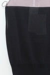 SWAYING 25 Early Spring Hanging Sleeve Colorblock Pullover SW-SW25PS1T03-HEIHUI Black and Gray SW25PS1T03